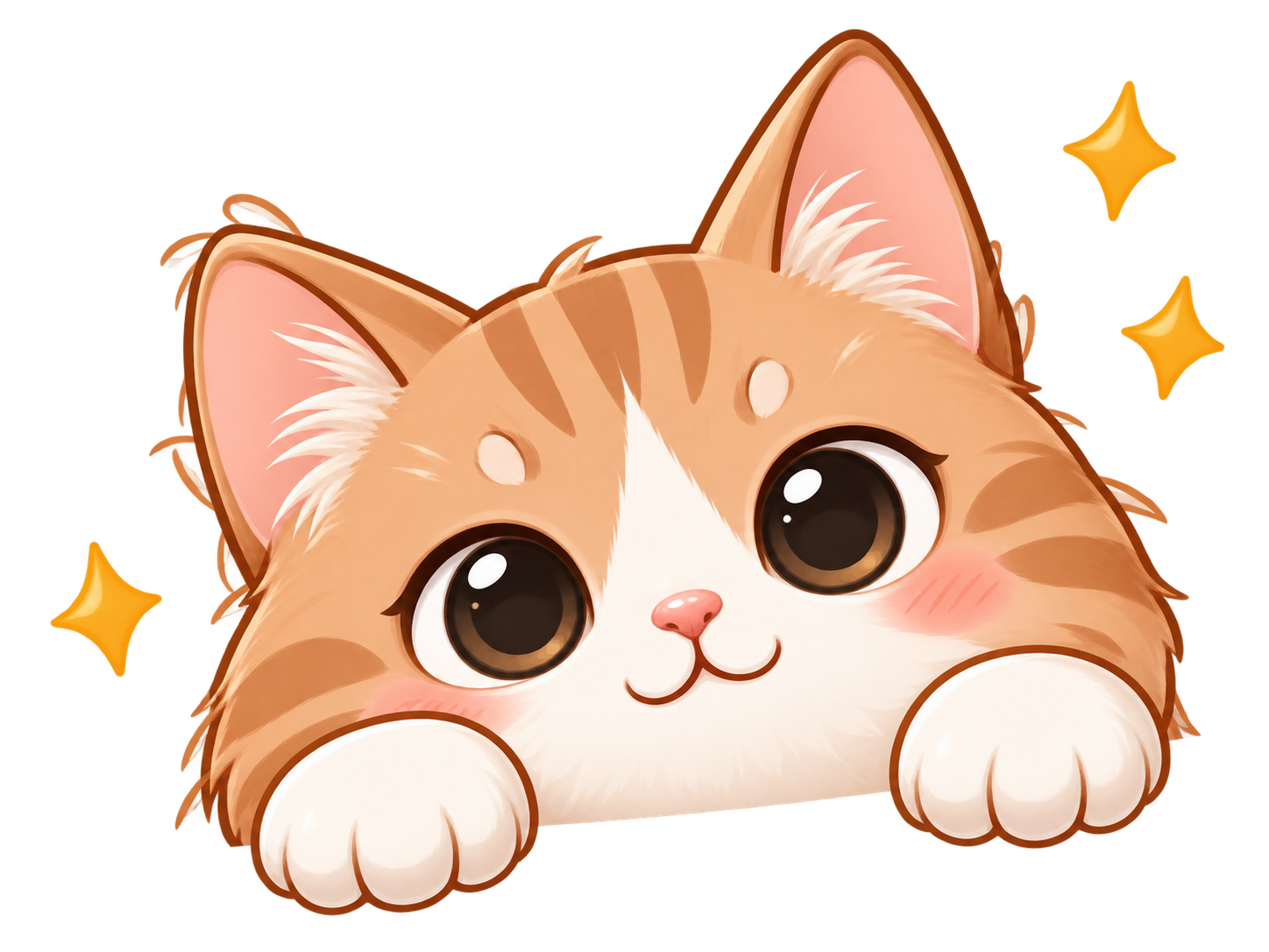 Cute cat decoration